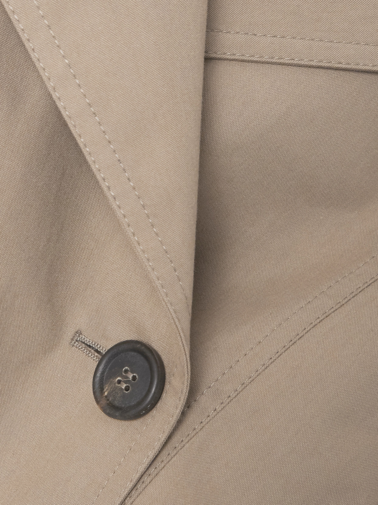 Brunello Cucinelli Double-breasted Cropped Cotton-blend Gabardine Trench Coat In Neutrals