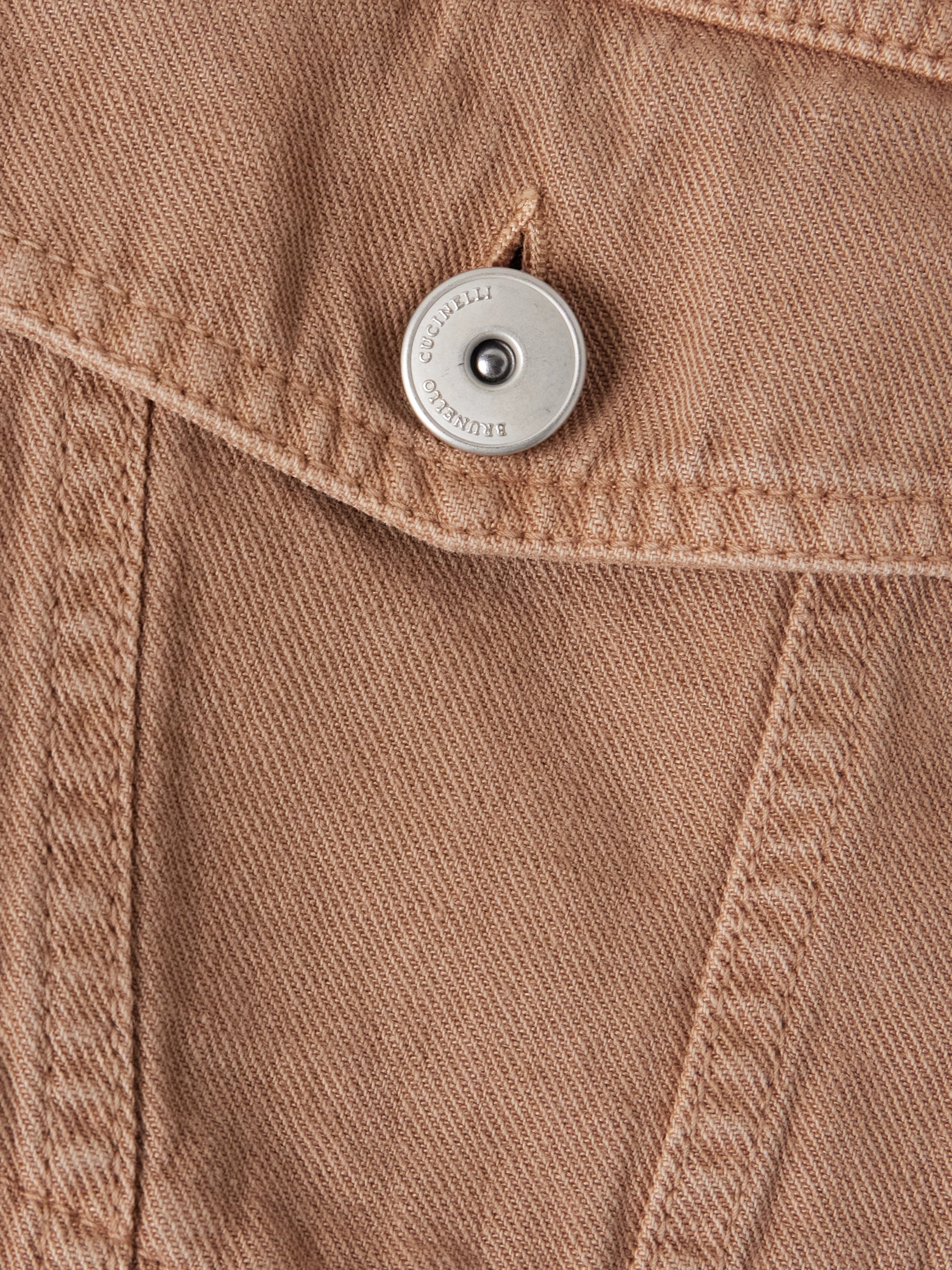 Brunello Cucinelli Cropped denim jacket