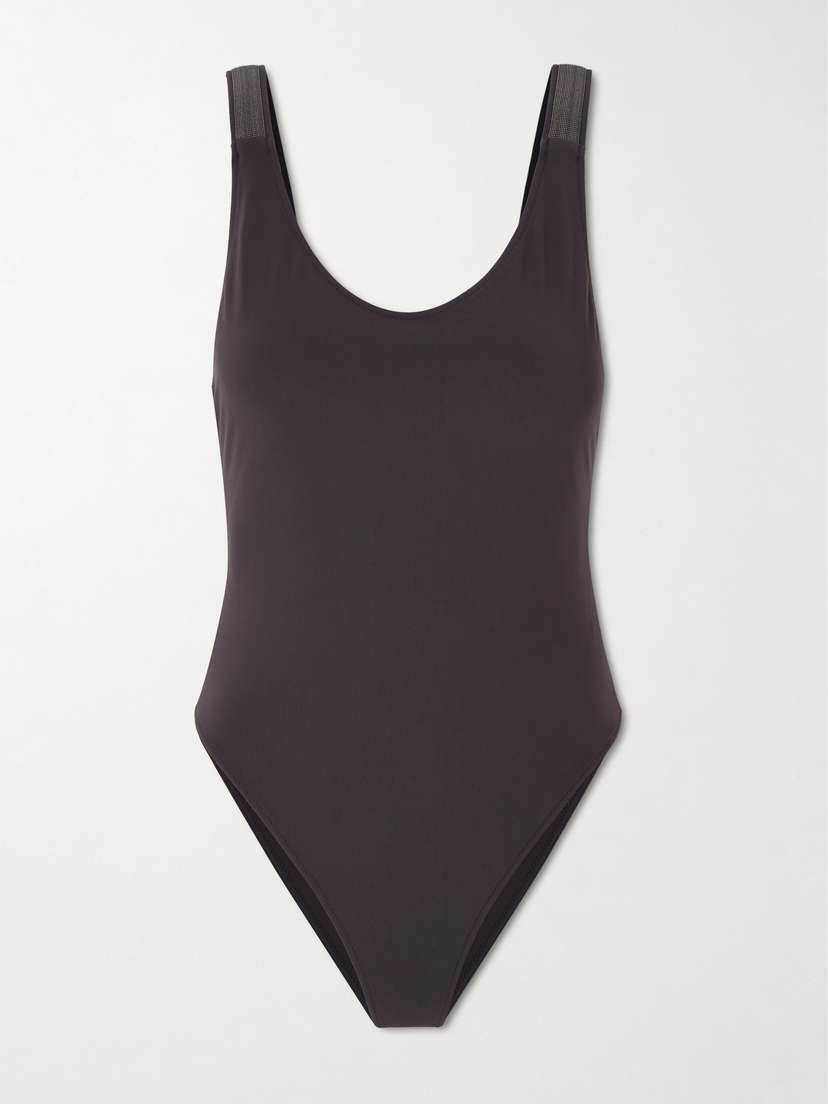 Brunello Cucinelli Bead-embellished Swimsuit