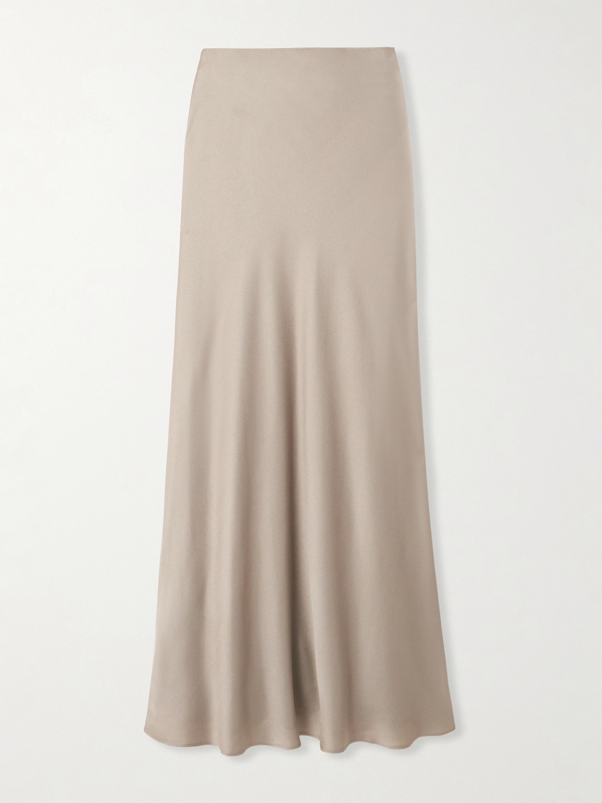 Brunello Cucinelli Cady Maxi Skirt In Neutrals