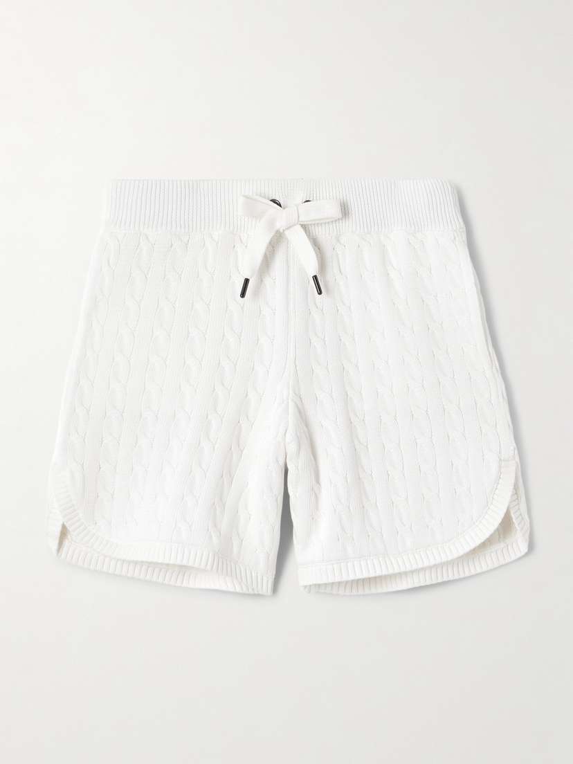 Brunello Cucinelli Cable-knit Cotton Shorts