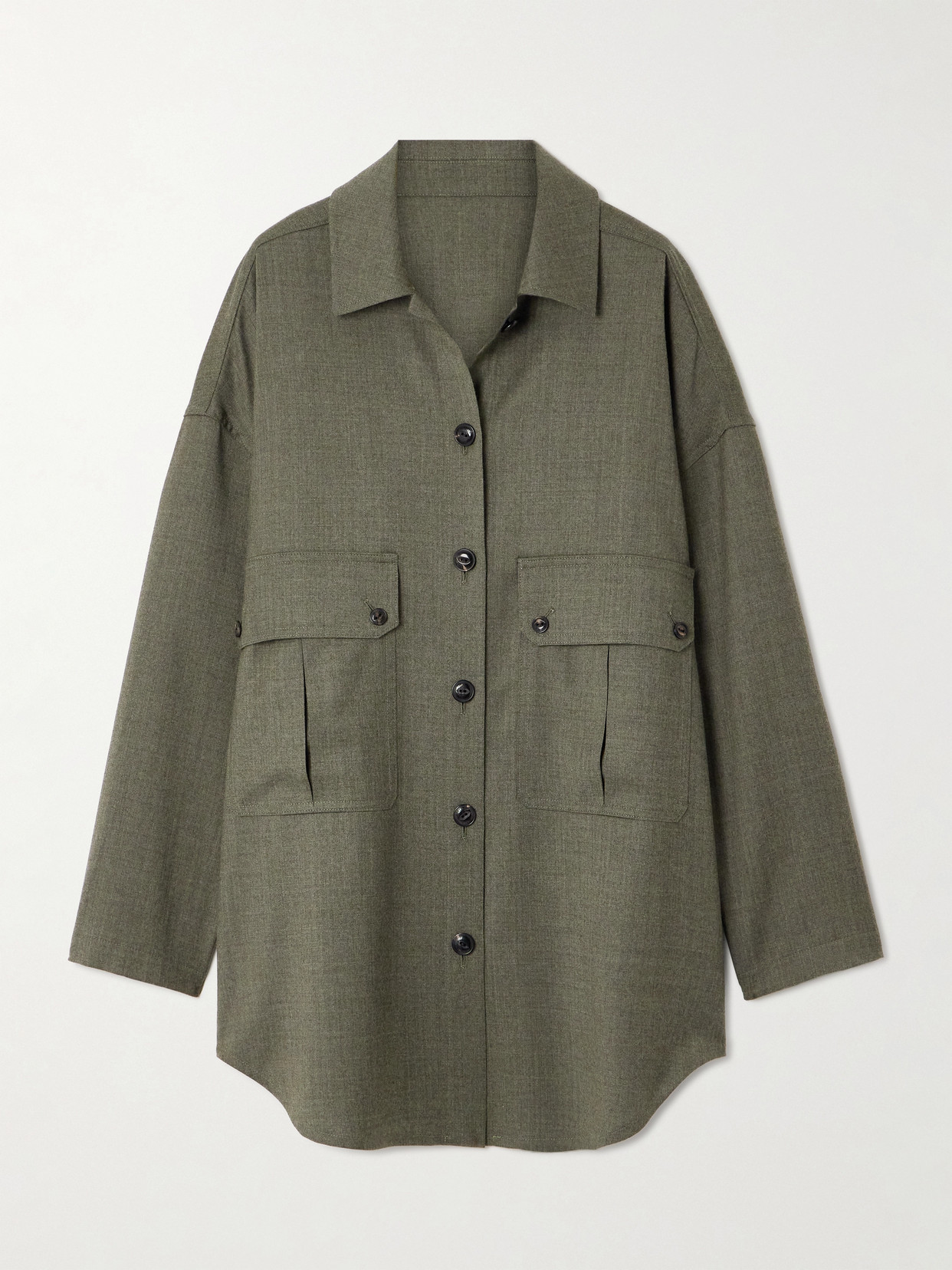 Fortela Green Monika Overshirt In Green