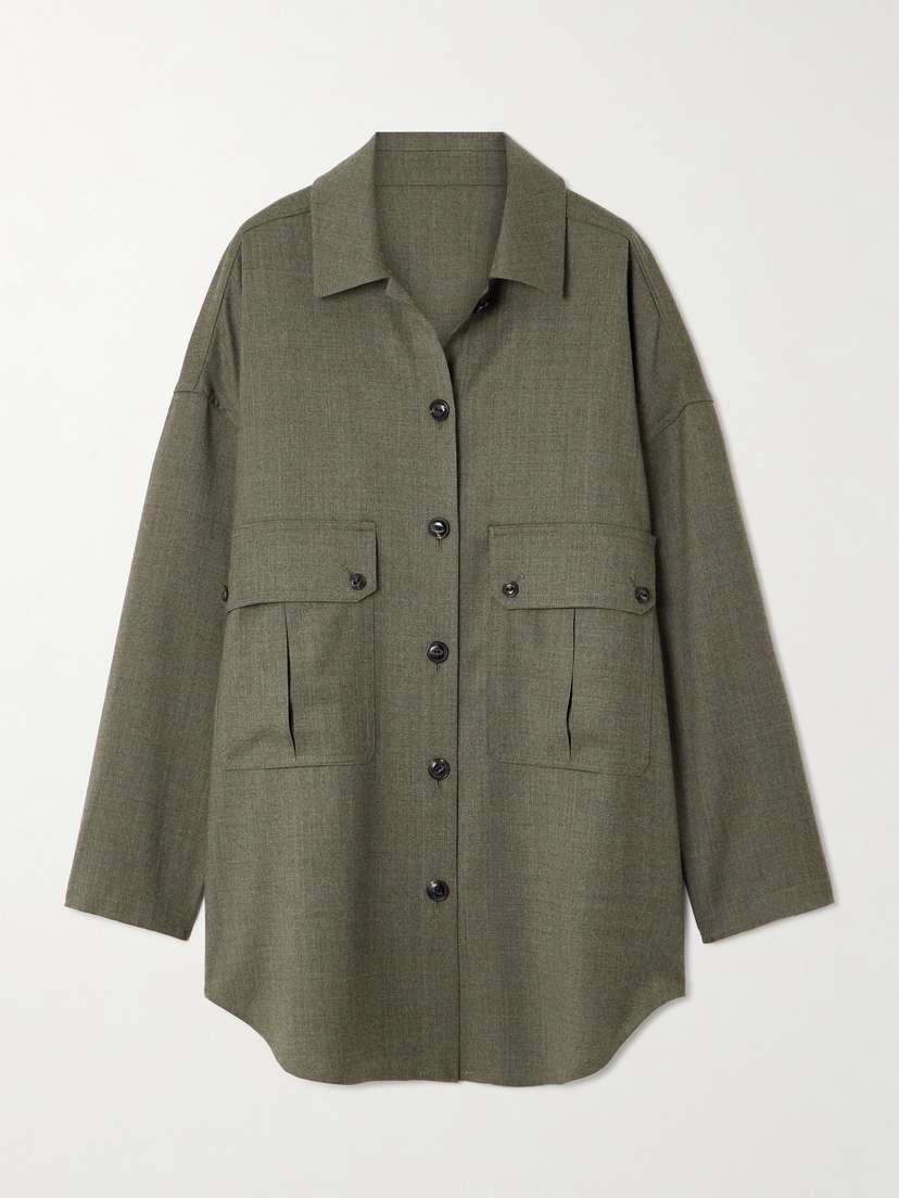 Fortela Oversized Wool-blend Overshirt