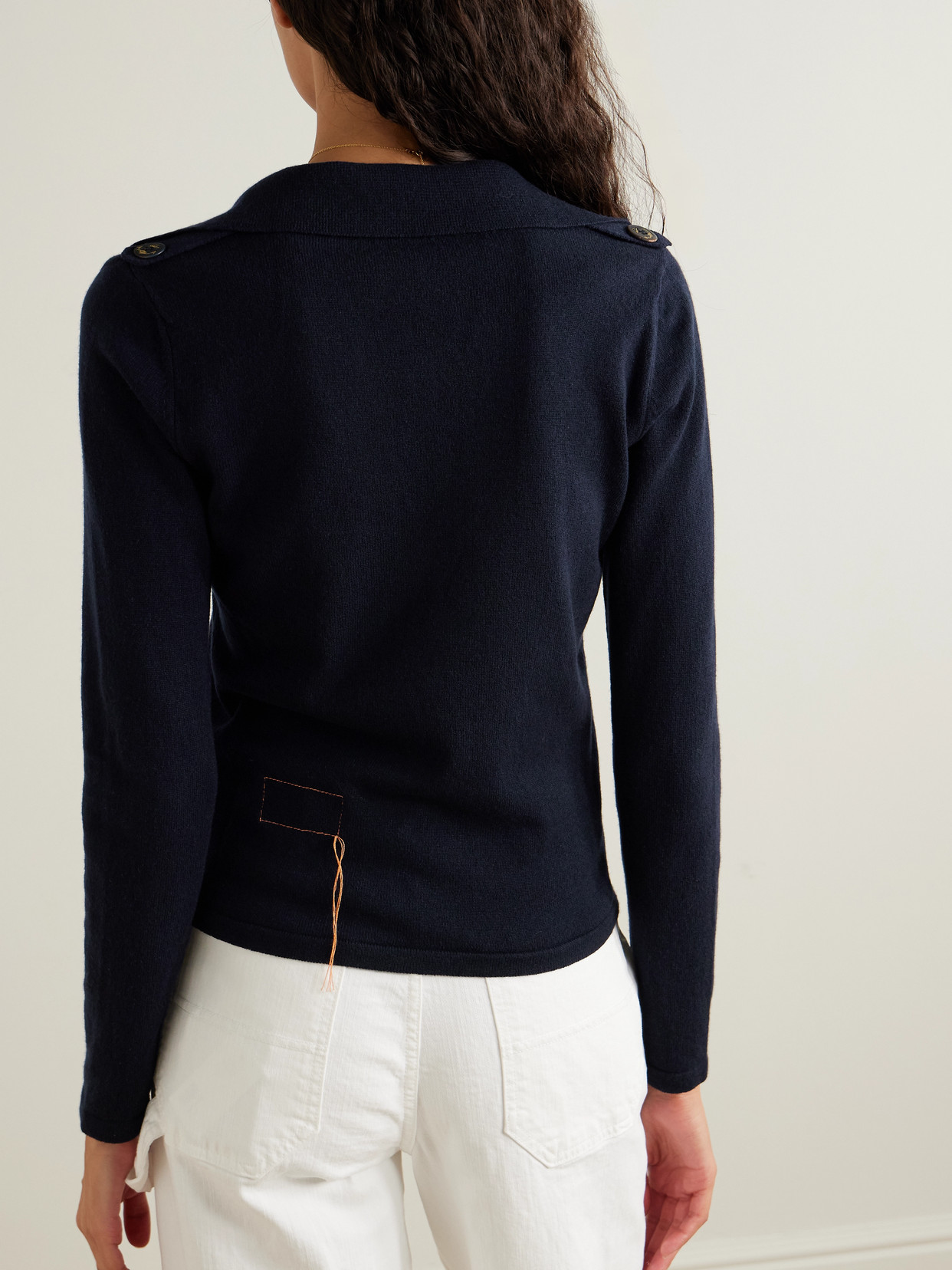 Fortela Lou Cashmere Sweater In Blue