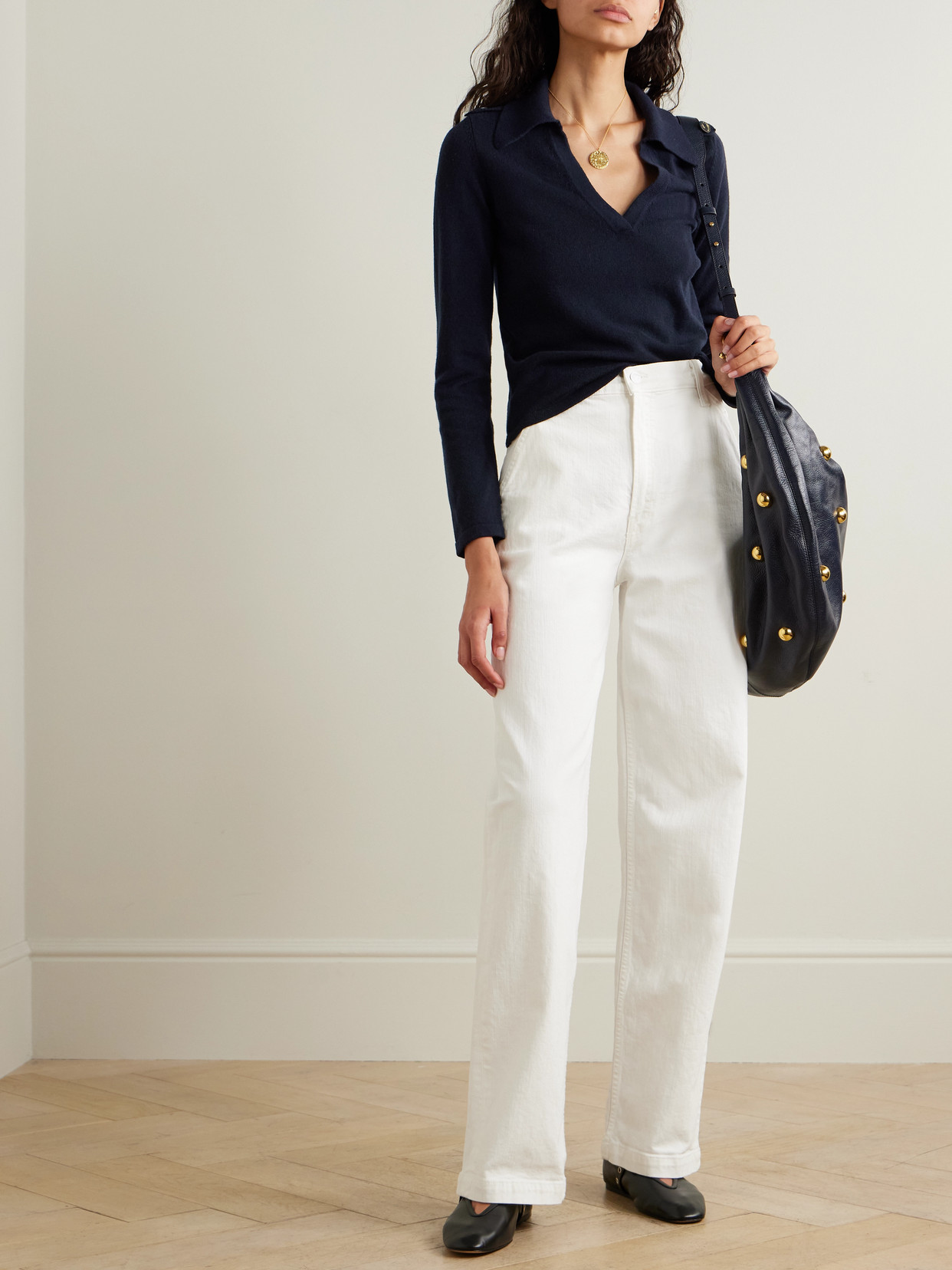 Fortela Lou Cashmere Sweater In Blue