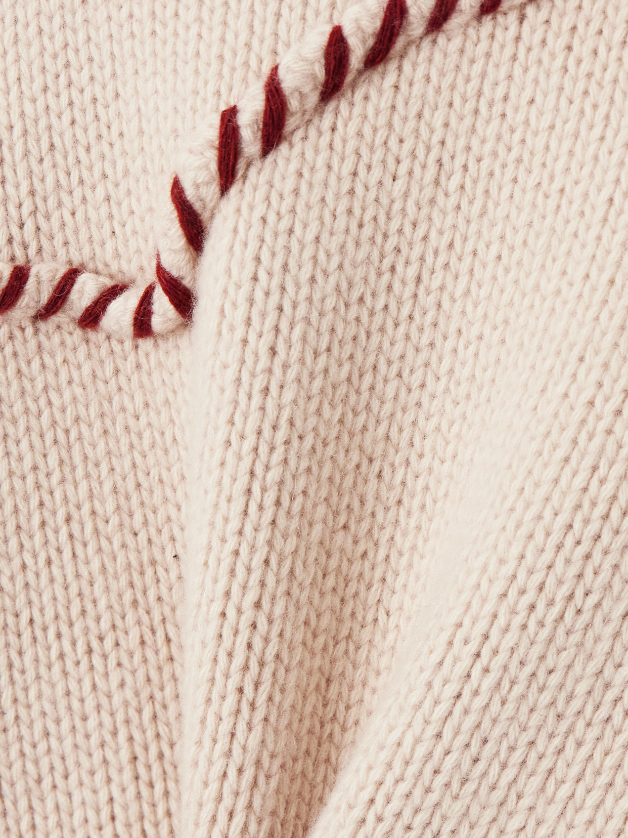 FORTELA TASSELED WOOL AND CASHMERE-BLEND SWEATER 