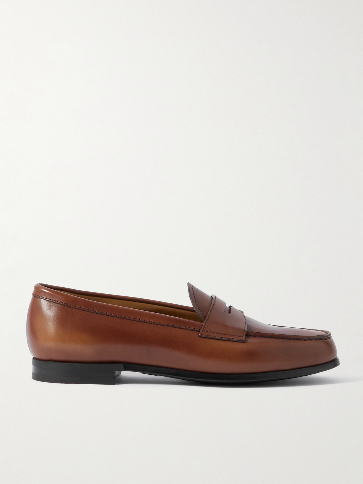 Church's Natalie Leather Loafers In Brown