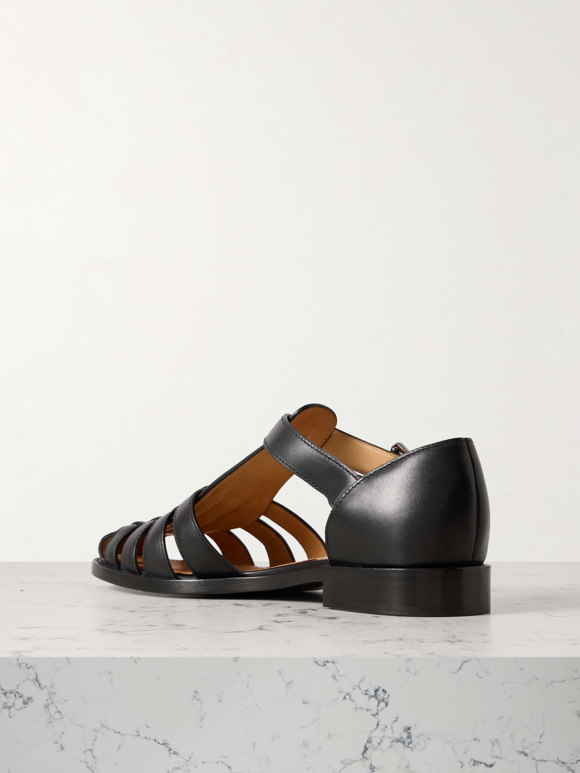 CHURCH'S Kelsey woven leather sandals