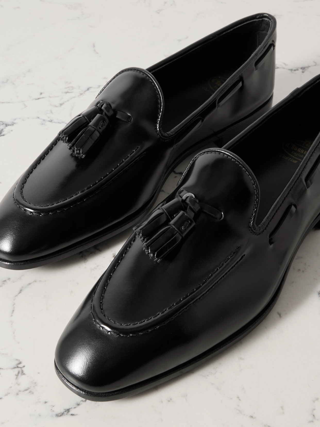 Church's Maidstone Tasselled Leather Loafers In Black