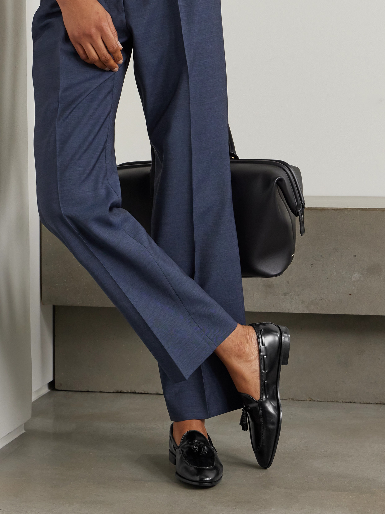 Church's Maidstone Tasselled Leather Loafers In Black