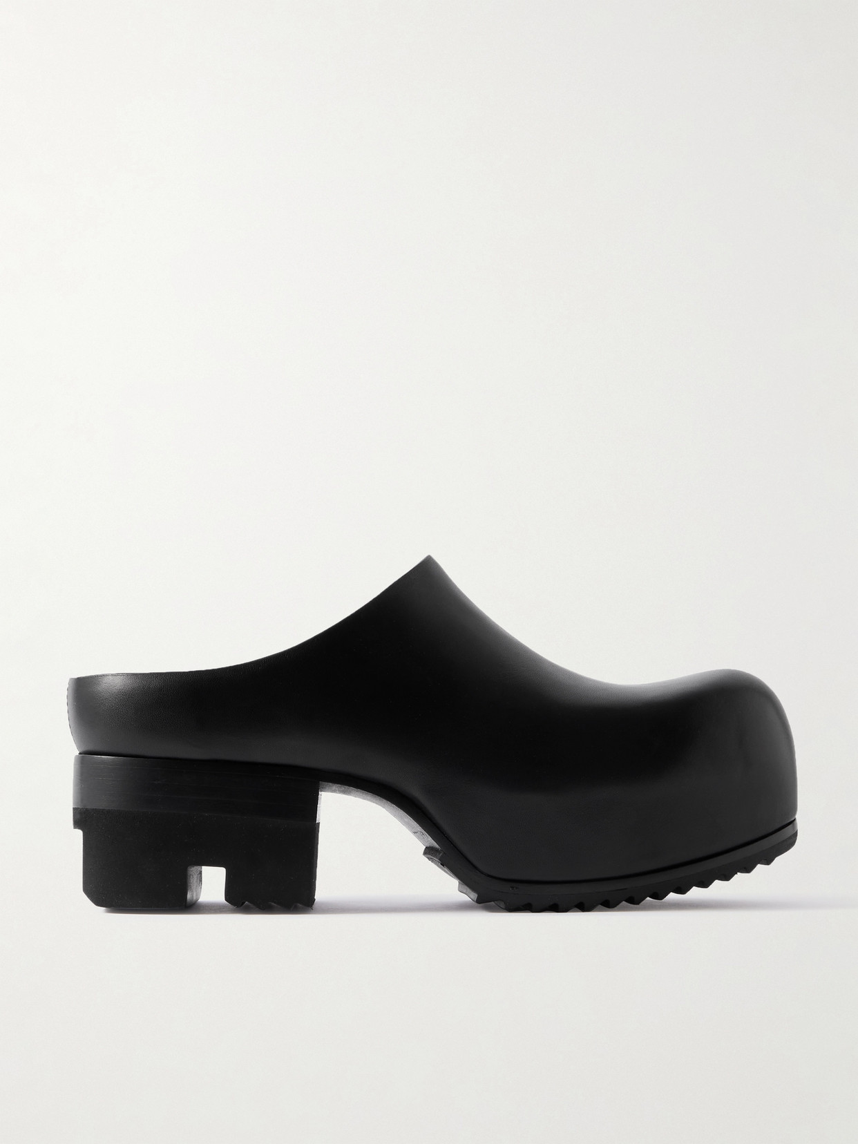 Rick Owens Black Hollywood Ballast Mules In Black