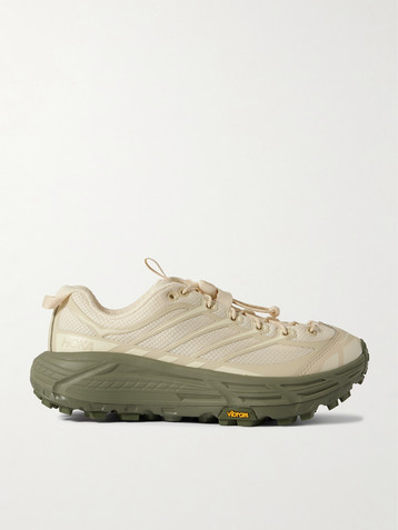 HOKA ONE ONE Mafate Three2 rubber-trimmed mesh sneakers