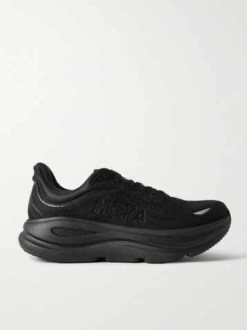 HOKA ONE ONE Bondi 9 rubber-trimmed mesh sneakers