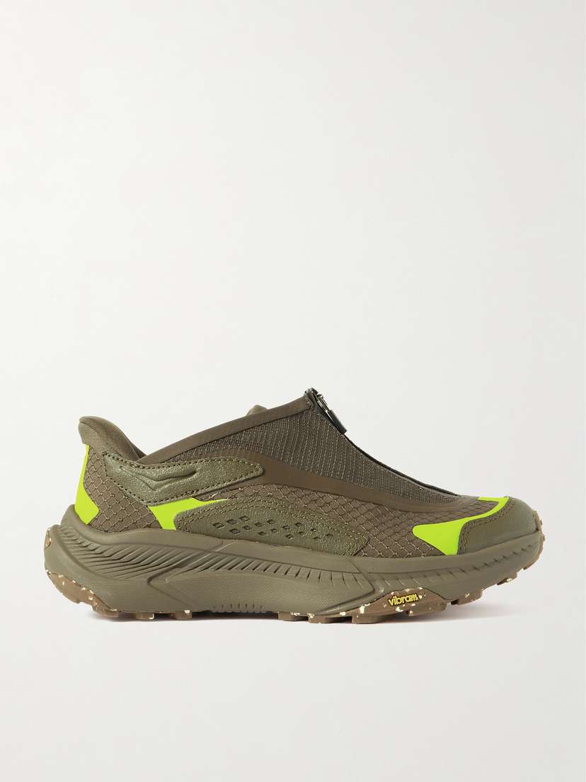 Hoka Project Transport Rubber-trimmed Ripstop And Mesh Sneakers