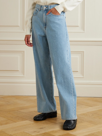 Róhe Mid-rise wide-leg jeans