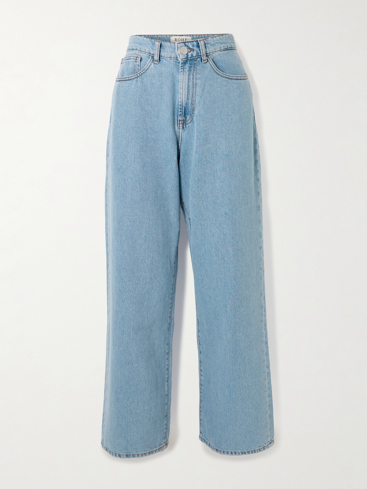 Rohe Mid-rise Wide-leg Jeans In Blue