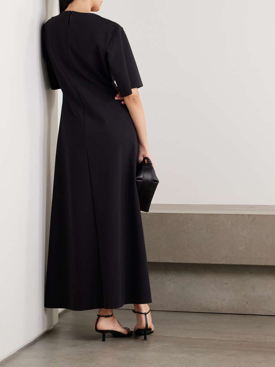 recycled stretch-scuba maxi dress