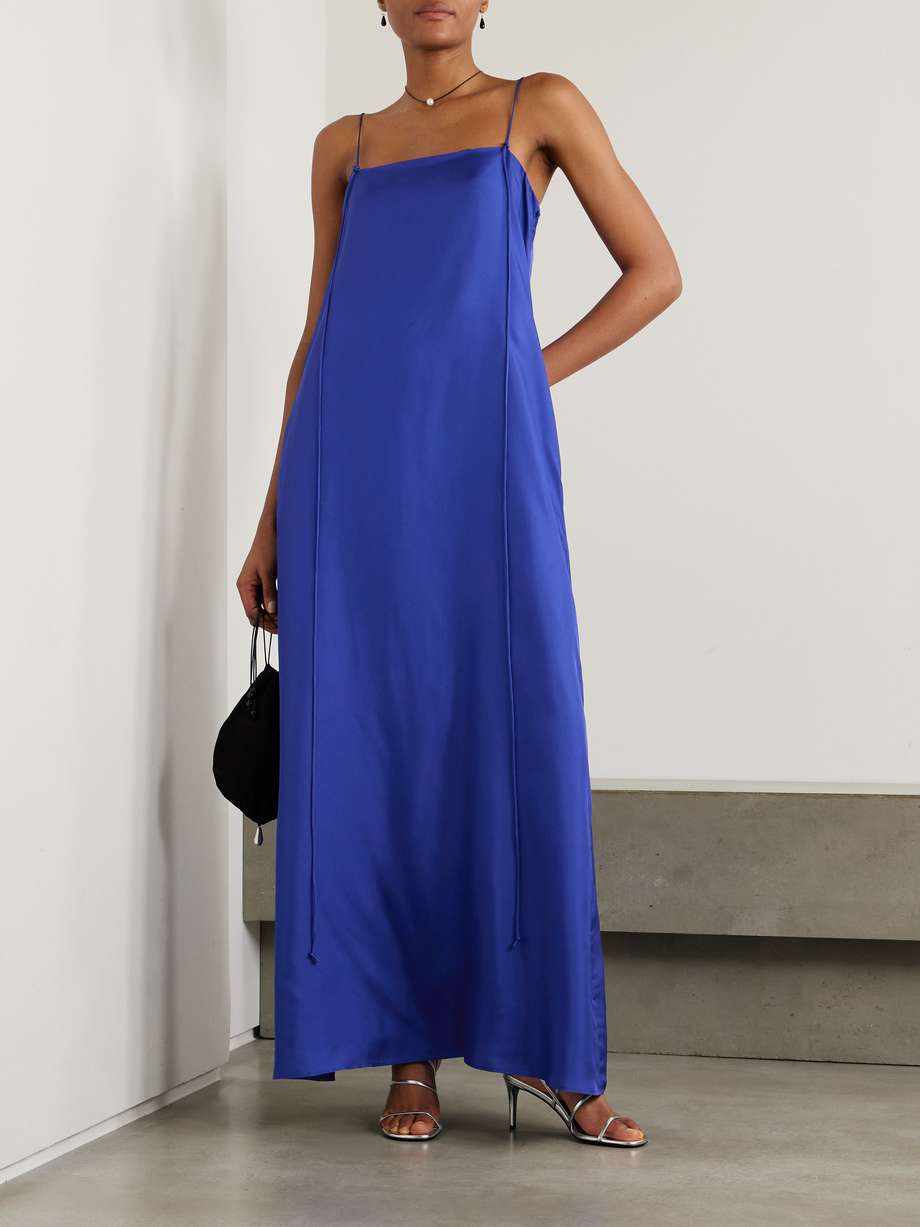 silk gown