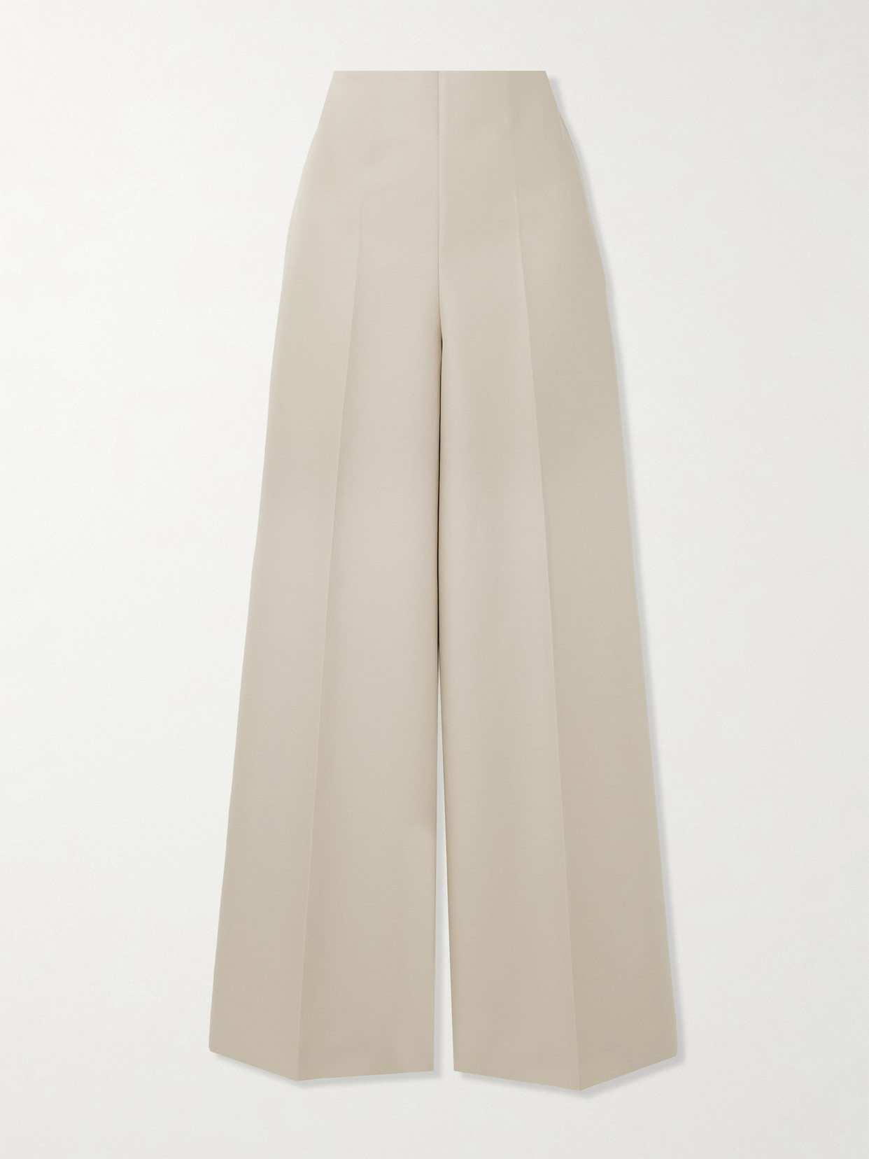 Rohe Cotton-twill Wide-leg Pants In Neutrals