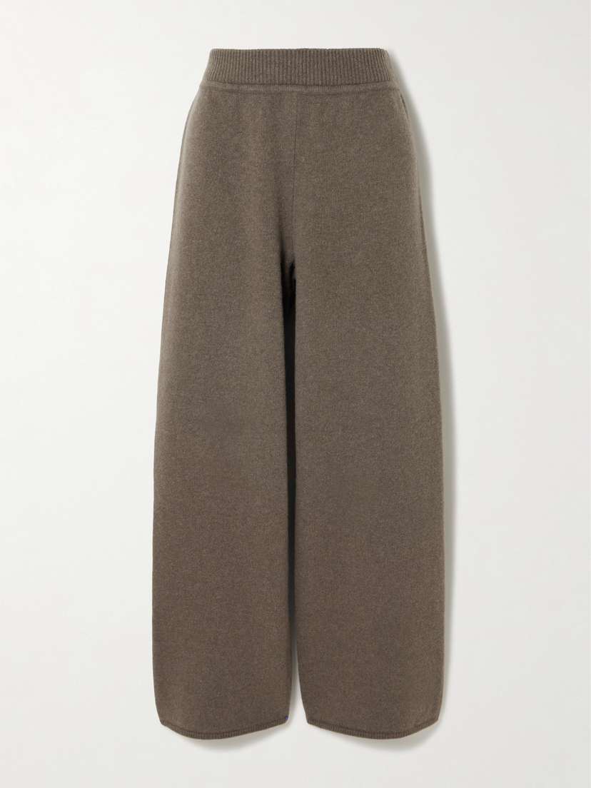 RÓHE Wool-blend Wide-leg Track Pants