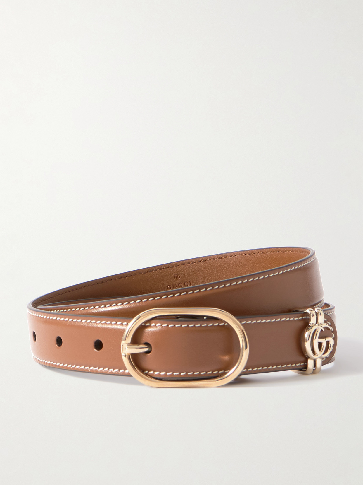 Gucci Leather Belt In Red