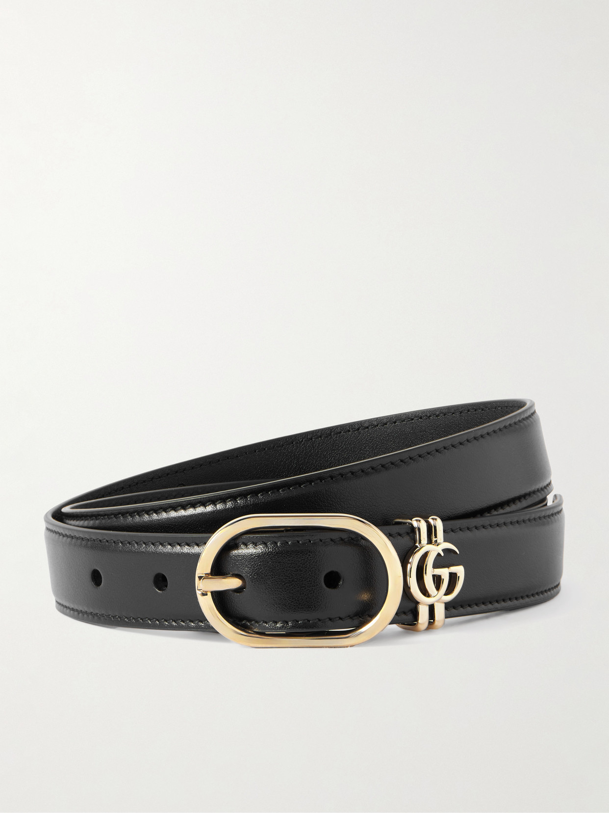 Gucci Leather Belt In Blue