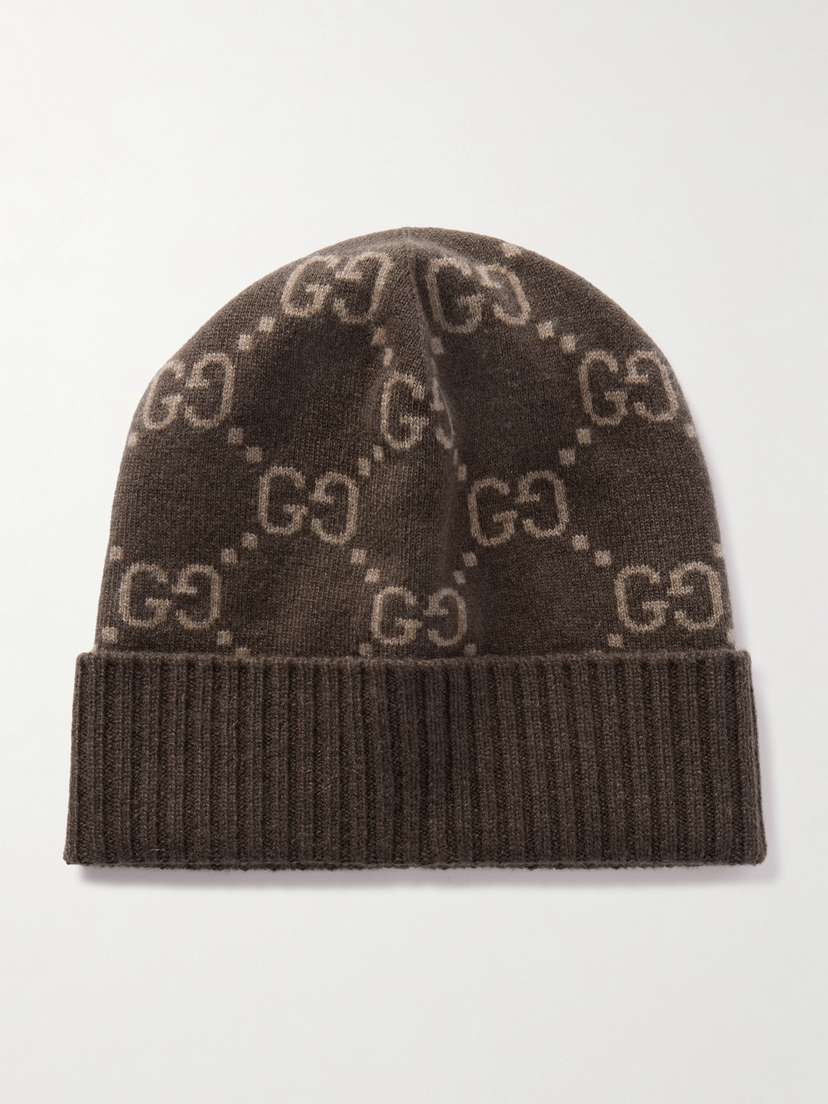 Gucci Cashmere-jacquard Beanie