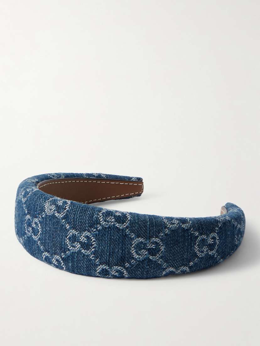 Gucci Denim-jacquard Headband