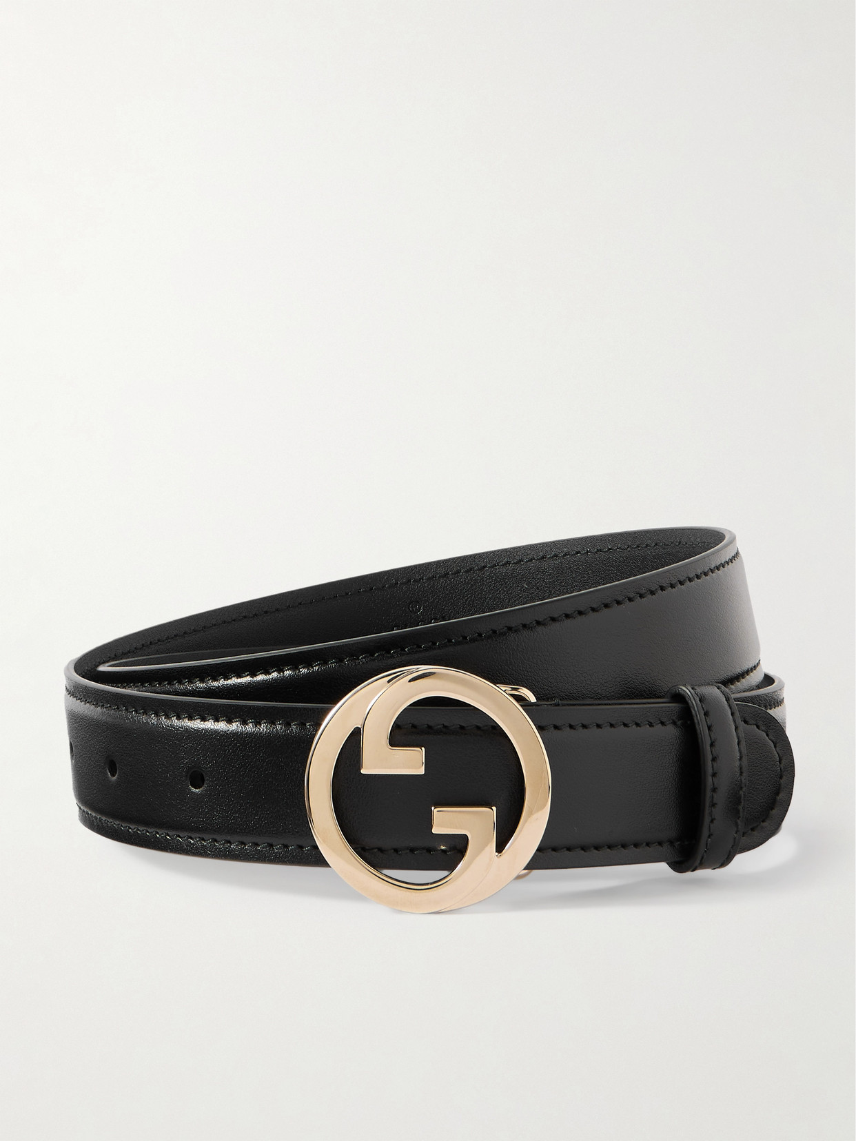 Gucci - Blondie Leather Belt - Black