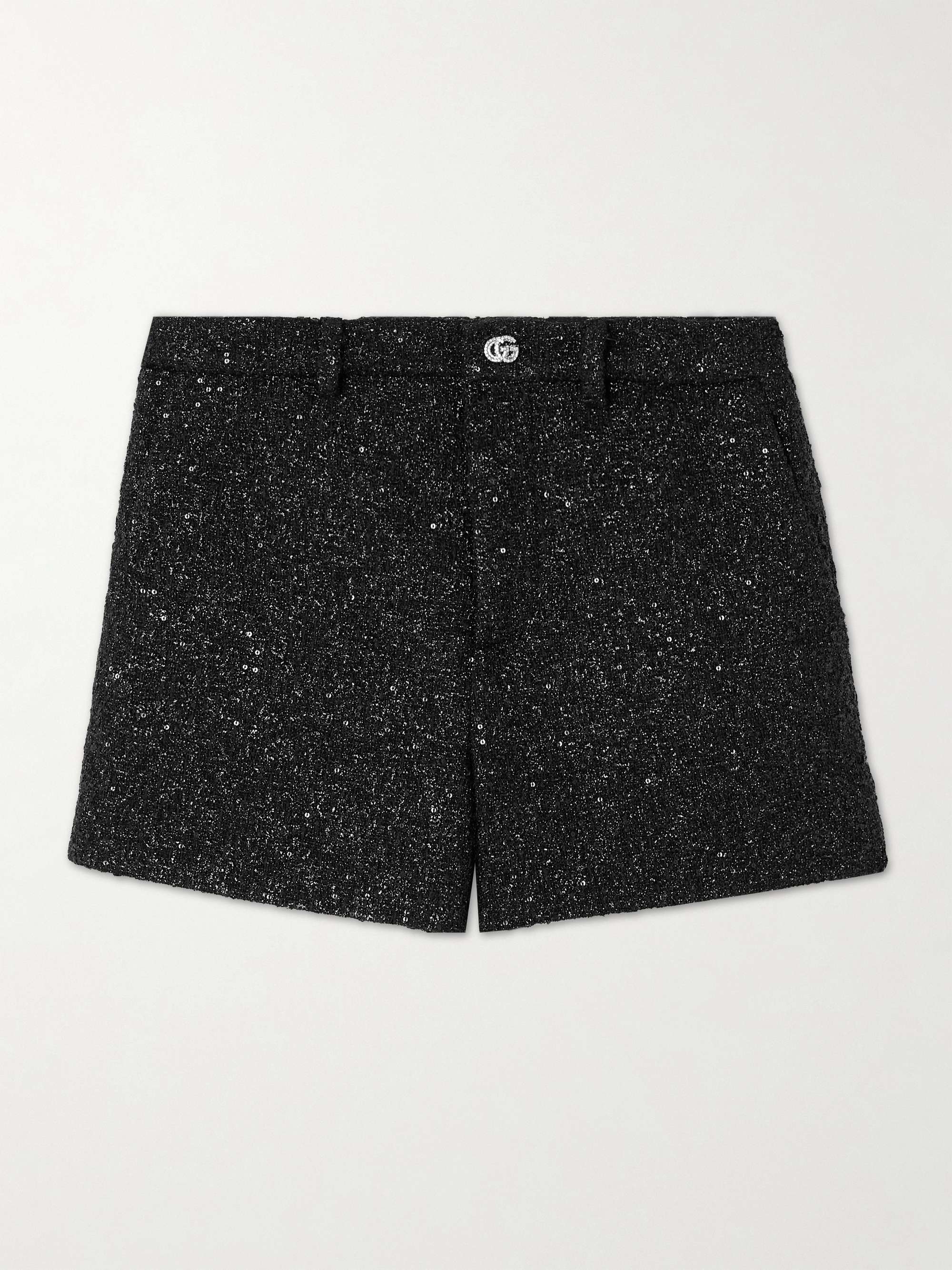 Gucci tweed shorts deals