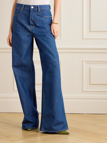 Gucci Mid-rise wide-leg jeans