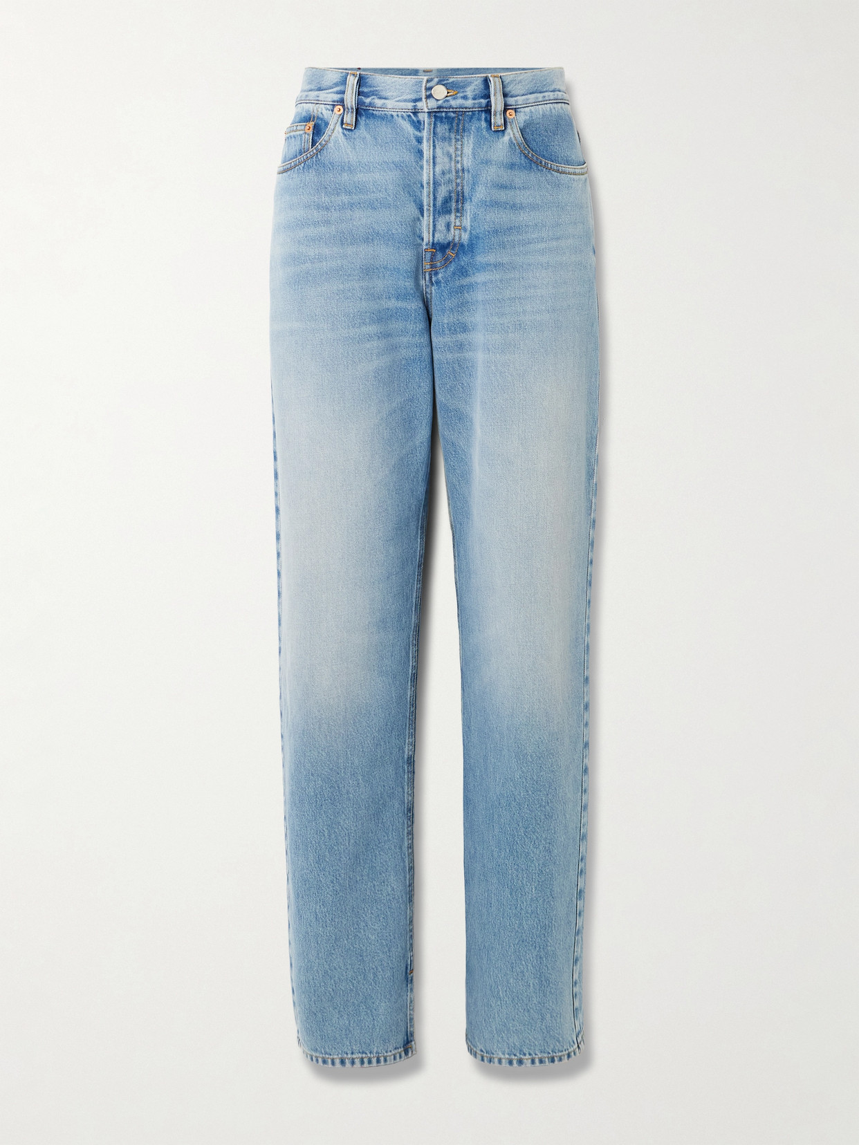 Gucci Low-rise Boyfriend Jeans In Blue