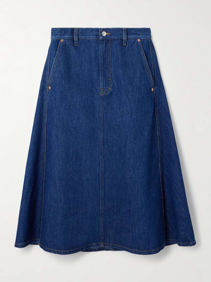 Gucci Denim Midi Skirt