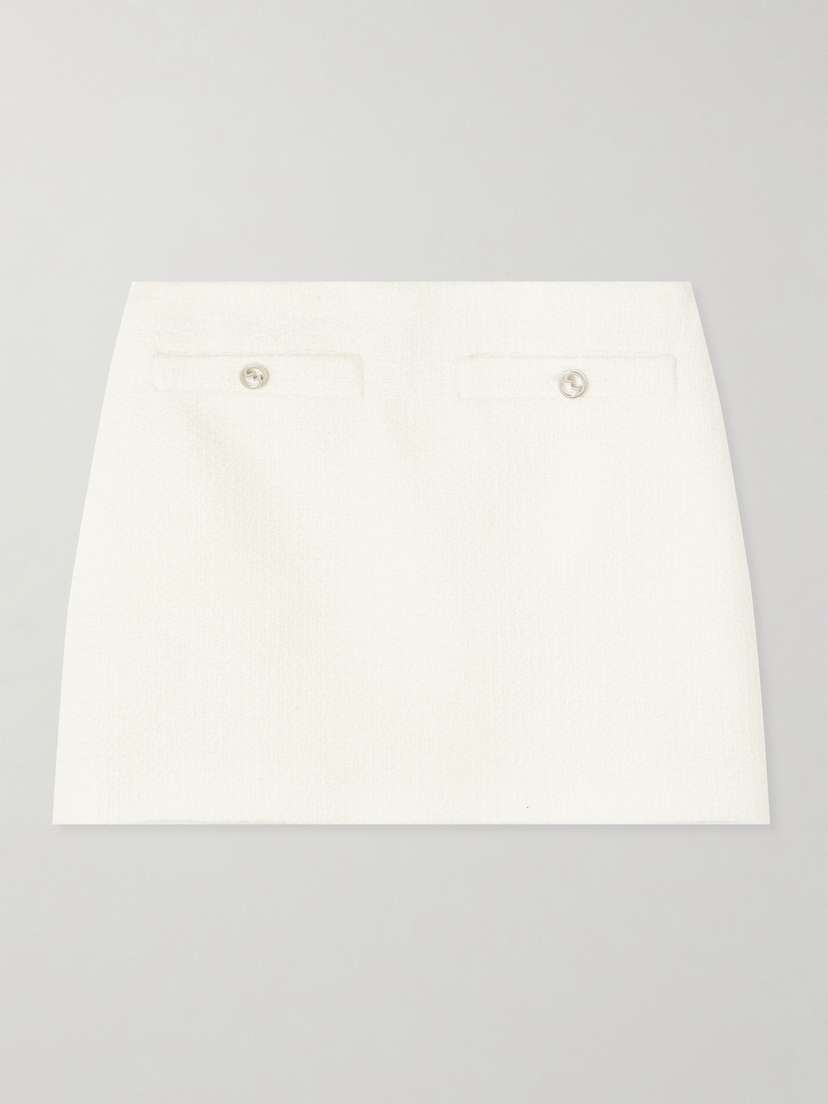 Gucci Wool-blend Bouclé-tweed Mini Skirt