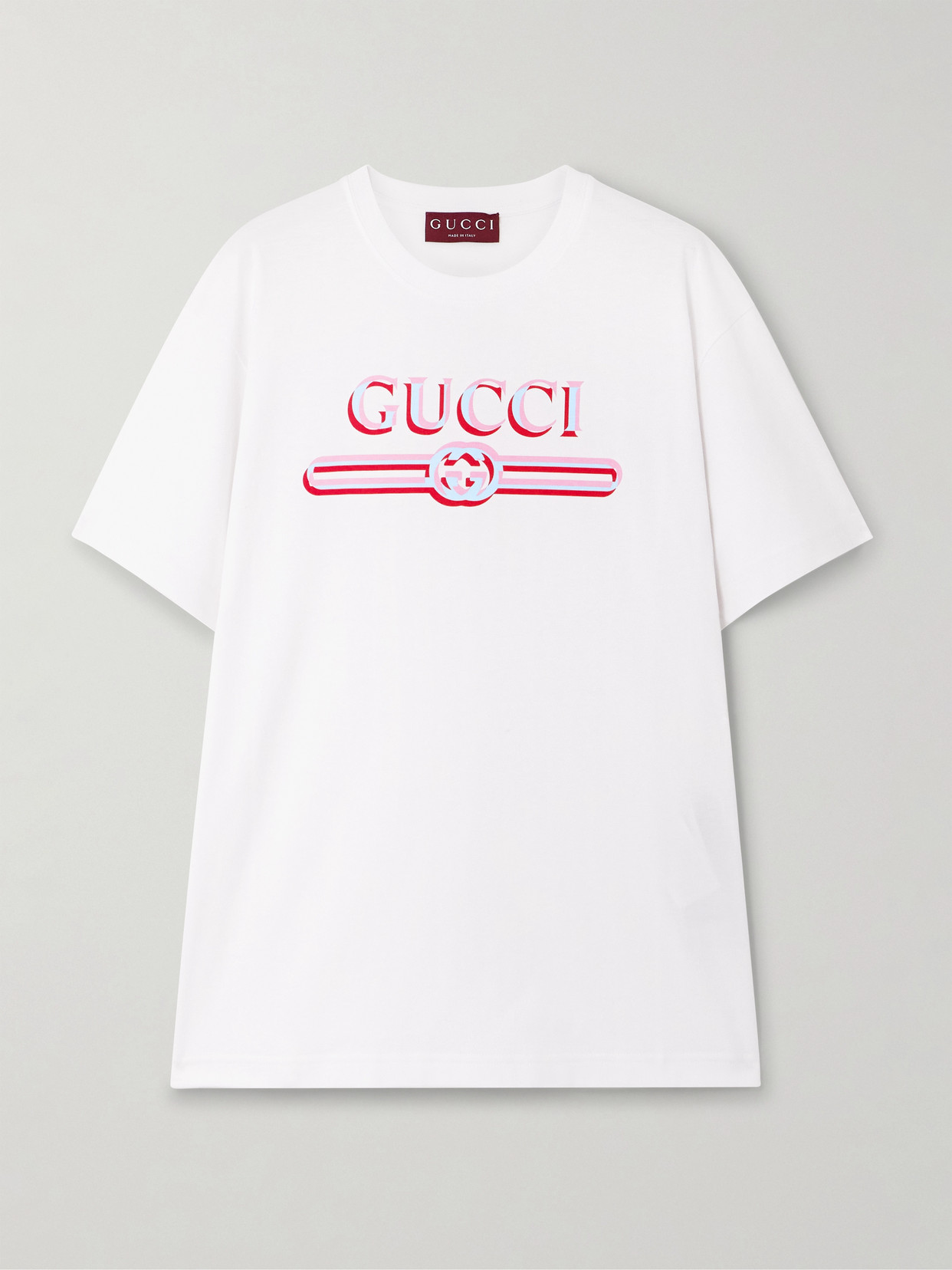 Gucci Womens Sunlight Mix Brand-print Relaxed-fit Cotton-jersey T-shirt