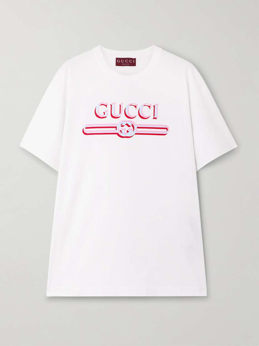 Gucci Printed Cotton-jersey T-shirt