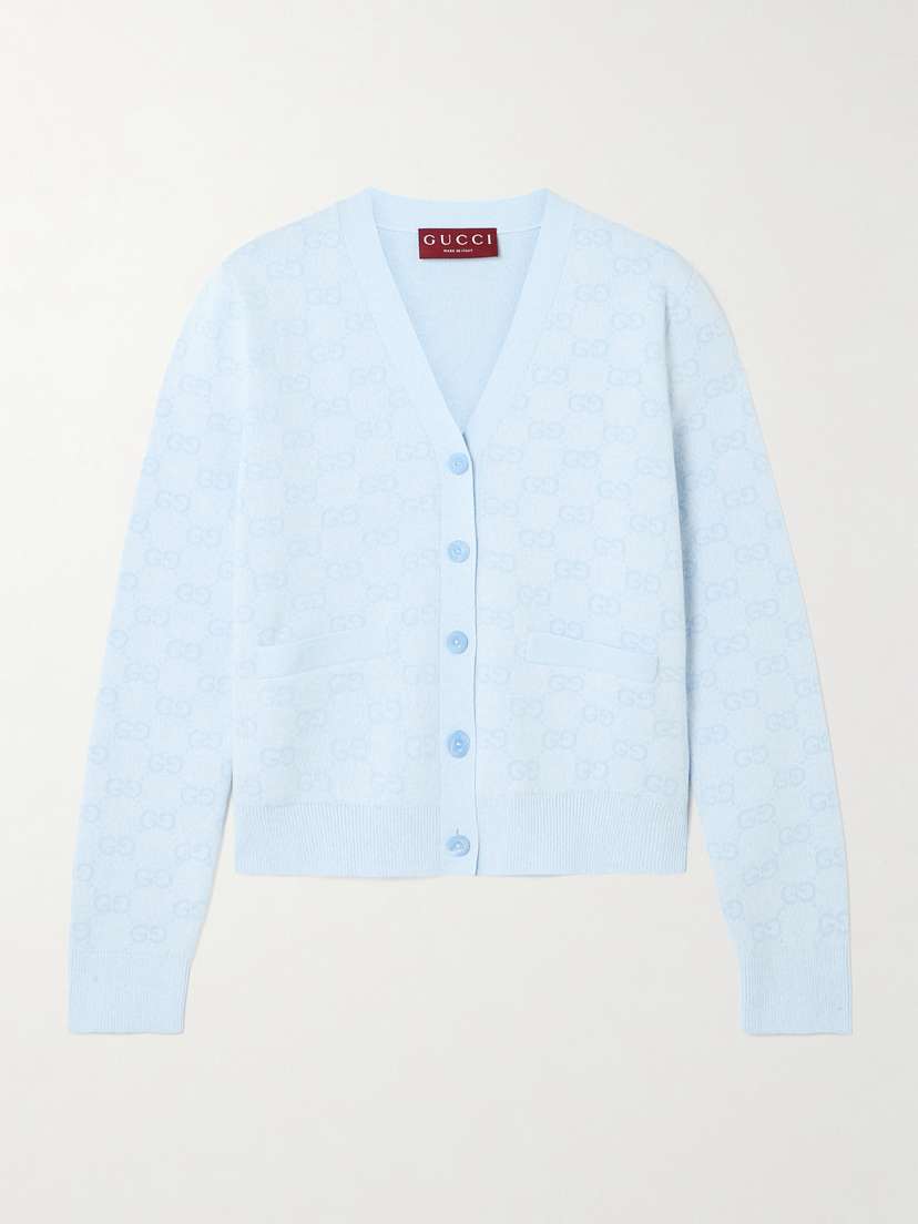 Gucci Cotton-jacquard Cardigan