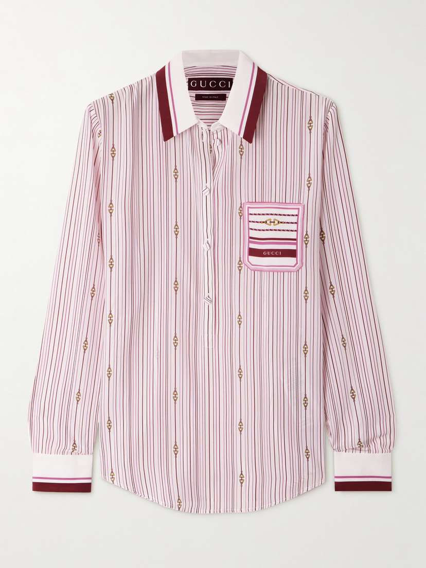 Gucci Printed Silk Shirt