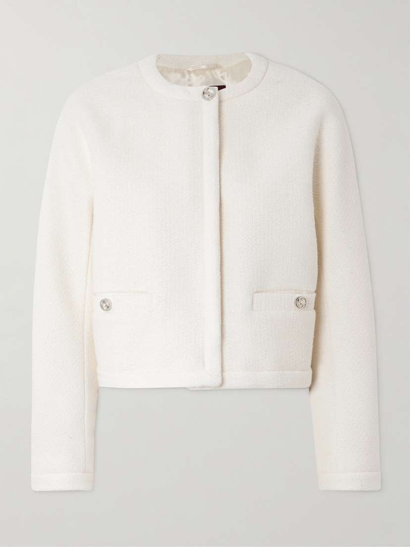 Gucci Cropped Wool-blend Bouclé Jacket