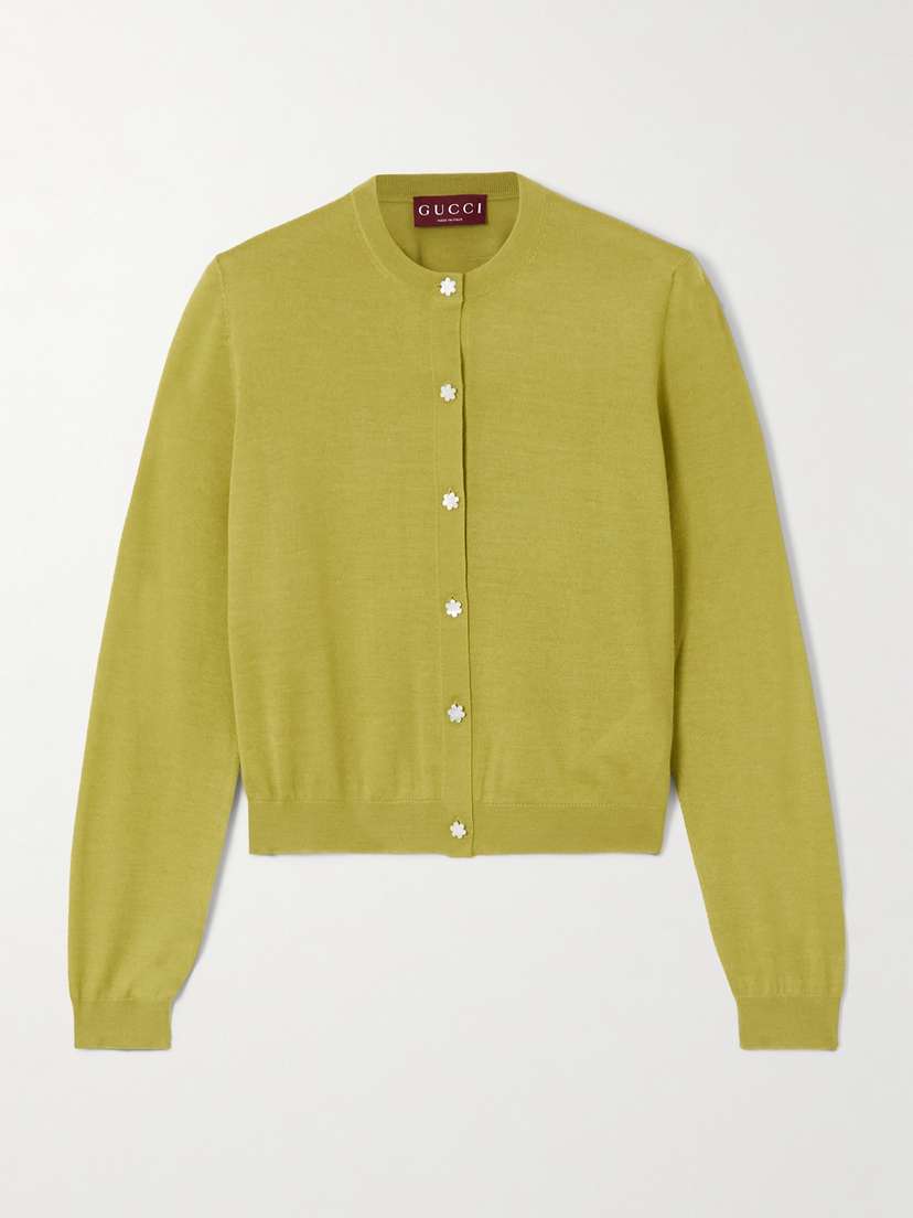 Gucci Wool And Cashmere-blend Cardigan