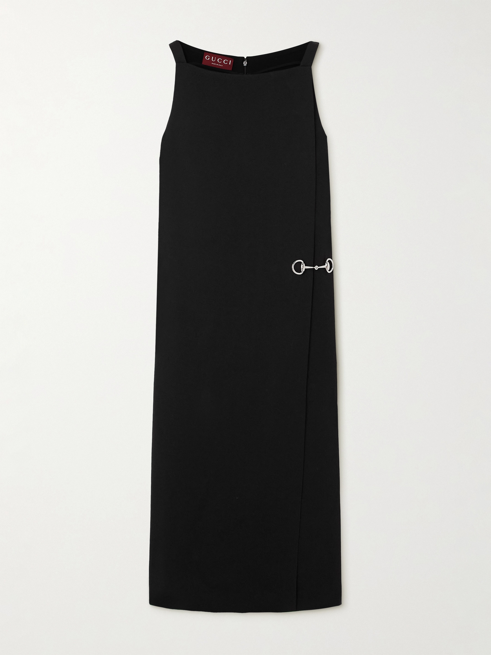 Gucci Layered crepe midi dress thumbnail