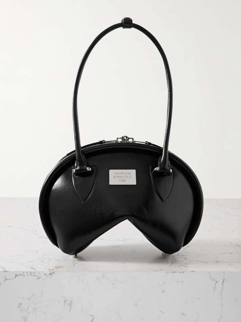 Acne Studios Bowlina Leather Shoulder Bag