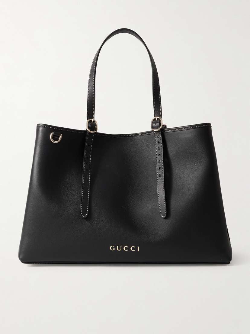 Gucci Gg Emblem Medium Leather Tote
