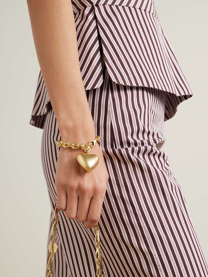 The Puffy Heart Gold-tone Bracelet | Image | 1