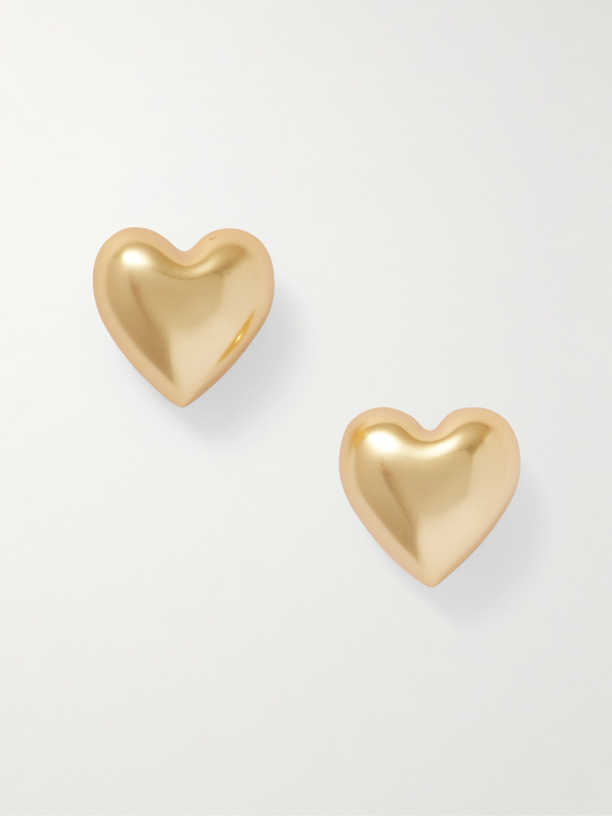 Roxanne Assoulin The Puffy Heart Gold-tone Earrings