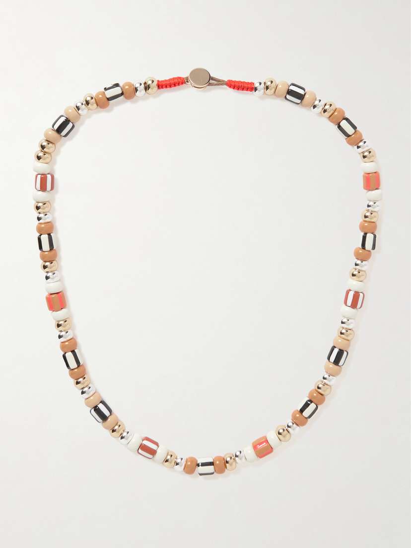 Roxanne Assoulin The Quiet Time Gold And Silver Tone Beaded Necklace