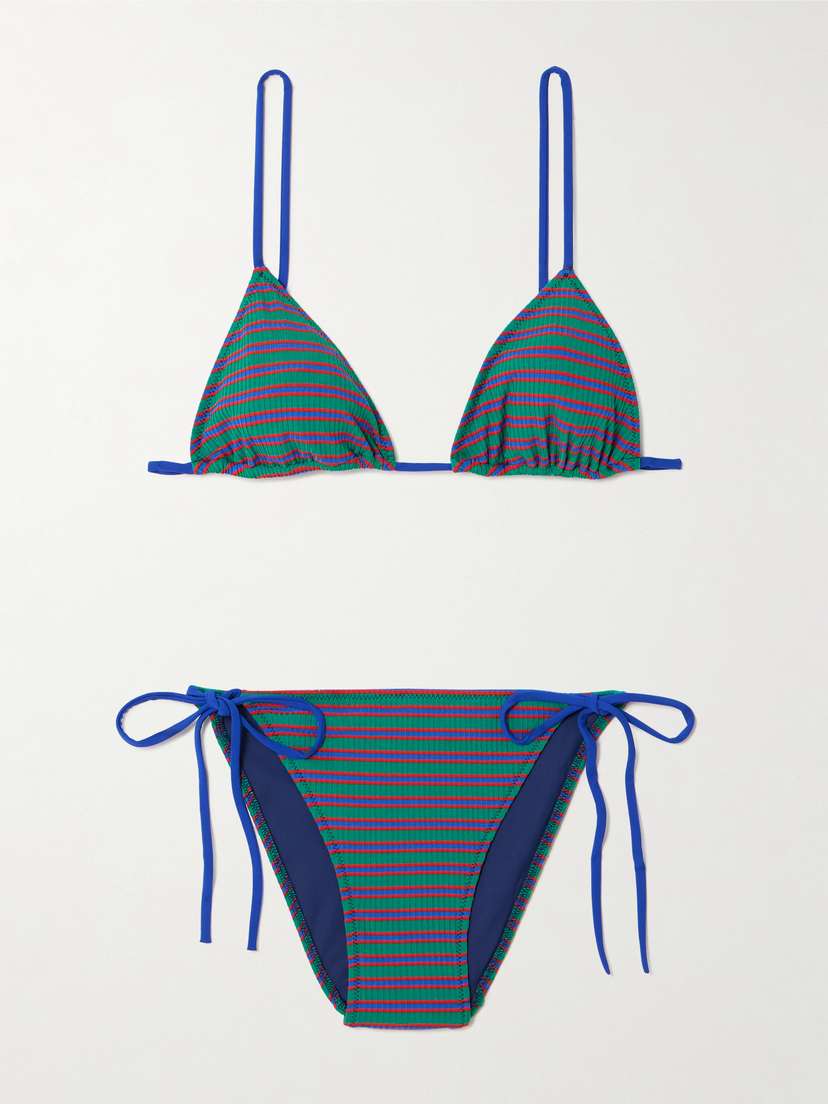 Lido Venti Striped Triangle Bikini