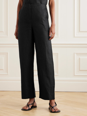 Faithfull Meave linen wide-leg pants