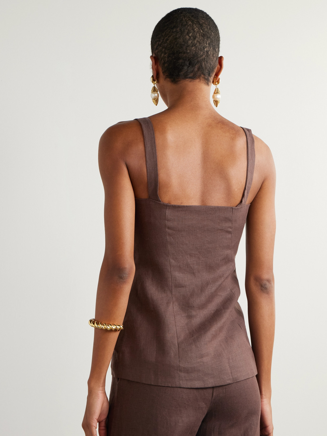 Corbiere Linen Tank