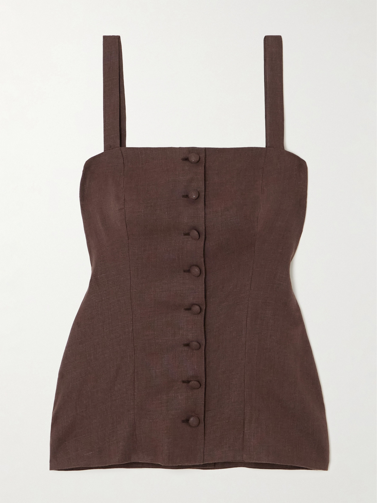 Faithfull - Corbiere Linen Tank - Brown